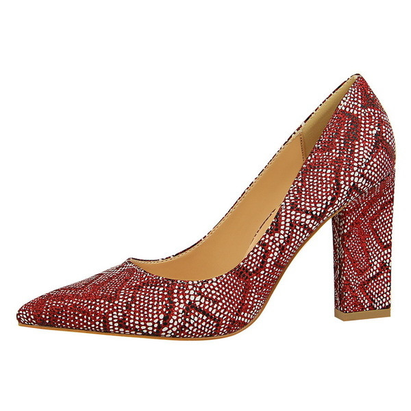 Официални дамски обувки с висок ток - остри, в няколко разцветки