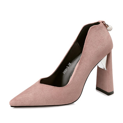 Стилни дамски обувки с висок ток - остри и в няколко цвята