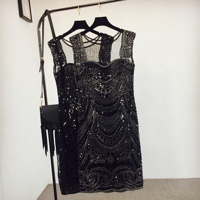 Rochie eleganta de dama cu paiete in trei culori