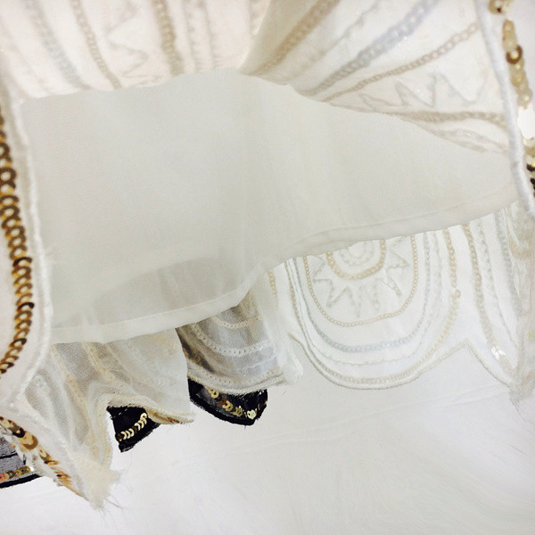 Стилна вечерна дамска рокля в два цвята с пайети