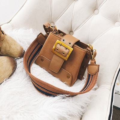 Μίνι κομψή γυναικεία τσάντα με φαρδιές λαβές