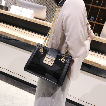 Елегантна малка дамска чанта с двойни дръжки