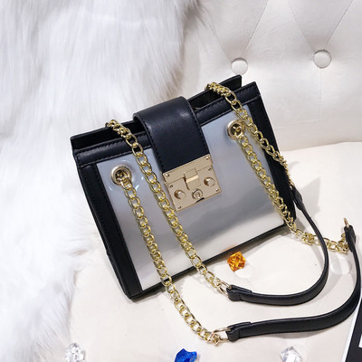 Елегантна малка дамска чанта с двойни дръжки