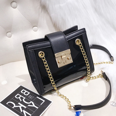 Елегантна малка дамска чанта с двойни дръжки