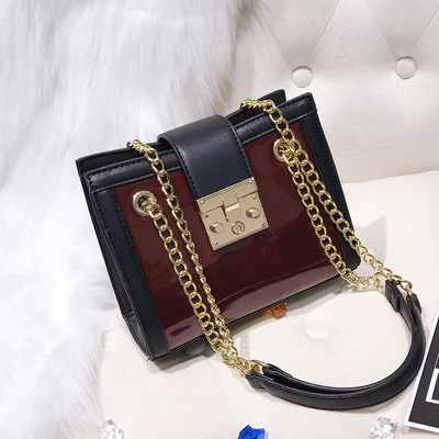 Елегантна малка дамска чанта с двойни дръжки