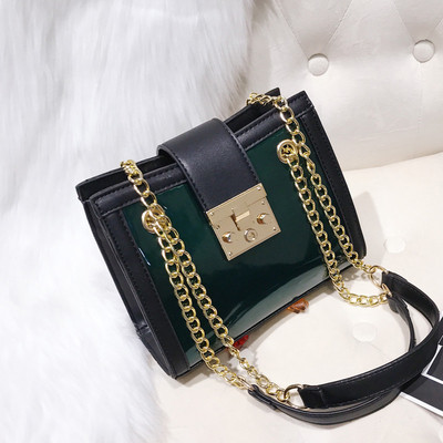 Елегантна малка дамска чанта с двойни дръжки