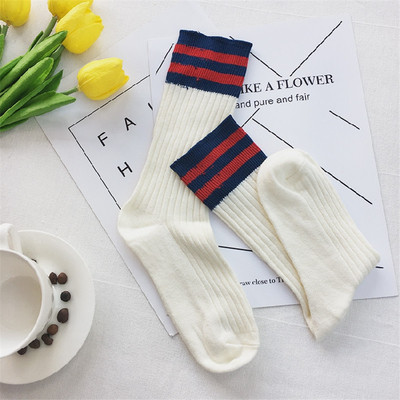 Дамски цветни чорапи в стандартен размер