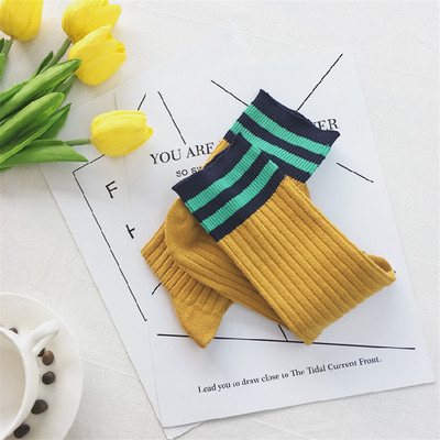 Дамски цветни чорапи в стандартен размер