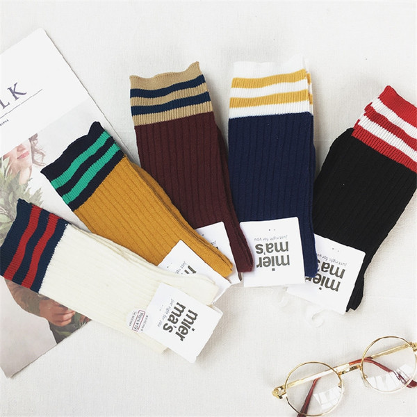 Дамски цветни чорапи в стандартен размер