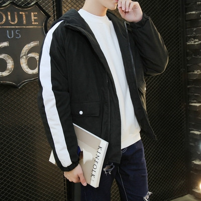 Мъжко спортно яке с качулка в няколко цвята