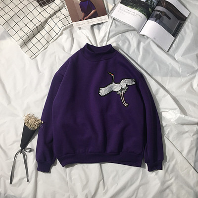 Ежедневна есенно-зимна мъжка блуза с бродерия