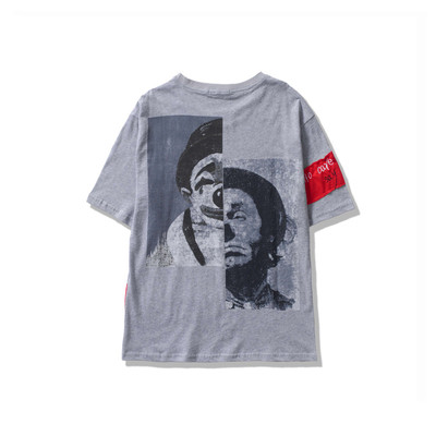 Стилна мъжка тениска с изображение в няколко цвята