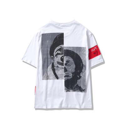 Стилна мъжка тениска с изображение в няколко цвята