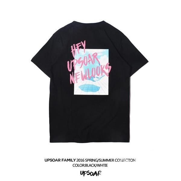 Ежедневна мъжка тениска в три цвята с надписи