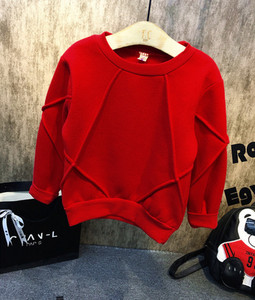 Спортно-ежедневен детски пуловер за момчета с О-образна яка в два цвята