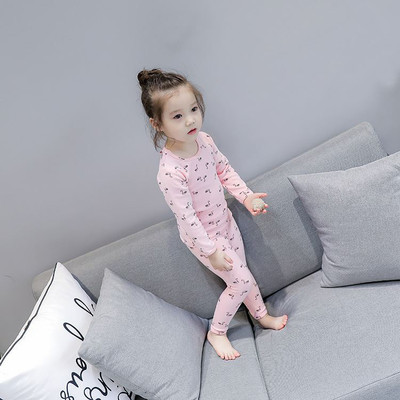 Gyermek kétrészes pizsama lányoknak többféle színben, különböző alkalmazással