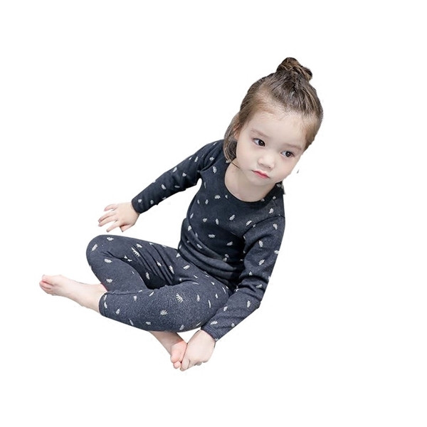 Gyermek kétrészes pizsama lányoknak többféle színben, különböző alkalmazással