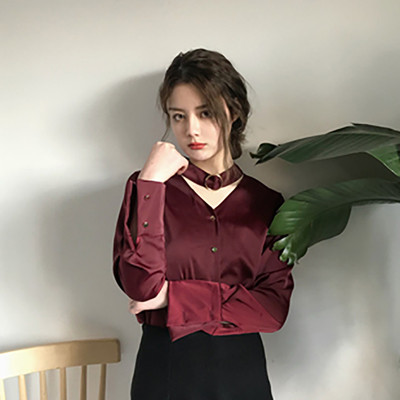 Стилна дамска риза в два цвята