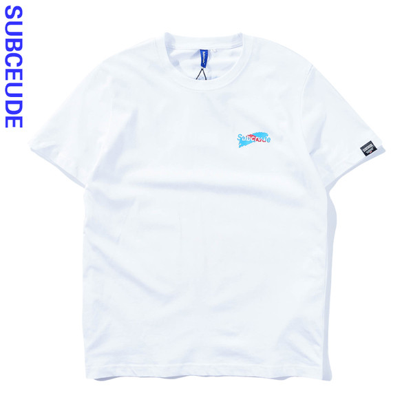 Мъжка тениска с принт в черен и бял цвят