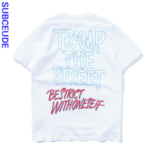 Мъжка тениска с принт в черен и бял цвят