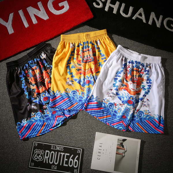 Мъжки шорти с интересен прин в няколко разцветки