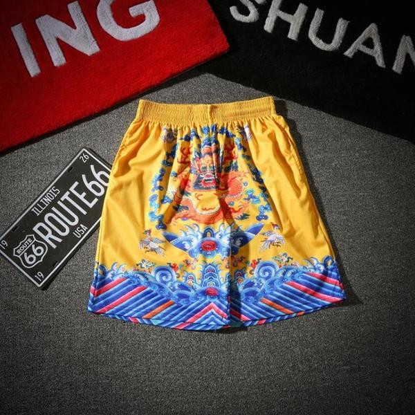 Мъжки шорти с интересен прин в няколко разцветки