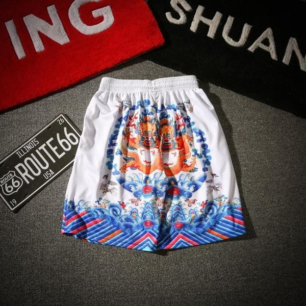 Мъжки шорти с интересен прин в няколко разцветки