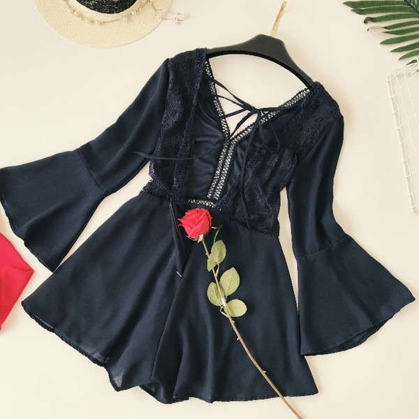 Salopeta de dama eleganta cu maneci largi in mai multe culori