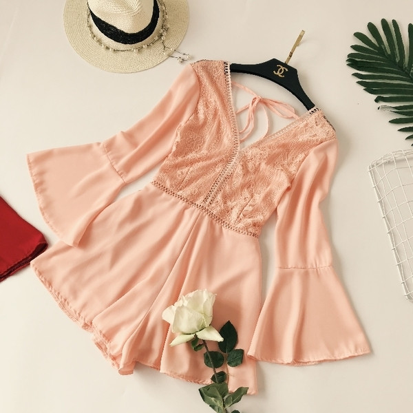 Salopeta de dama eleganta cu maneci largi in mai multe culori