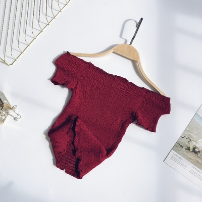 Ежедневна дамска блуза с паднали рамене в няколко цвята