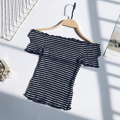 Ежедневна дамска блуза с паднали рамене в няколко цвята