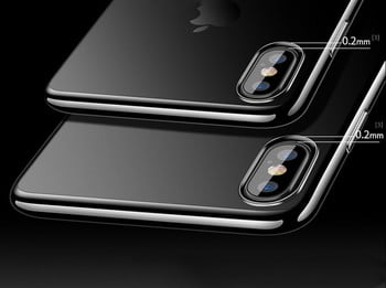 НОВО! Силиконов прозрачен кейс за iphone X