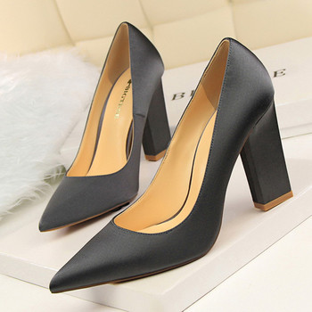 Елегантни дамски обувки на ток-два модела в няколко цвята