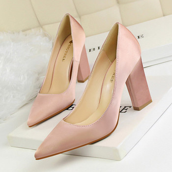 Елегантни дамски обувки на ток-два модела в няколко цвята