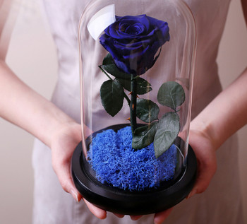 Μαγικά όμορφα τριαντάφυλλα κάτω από ένα γυάλινο καπάκι - Ένα  δώρο για μια αγαπιμένη γυναίκα