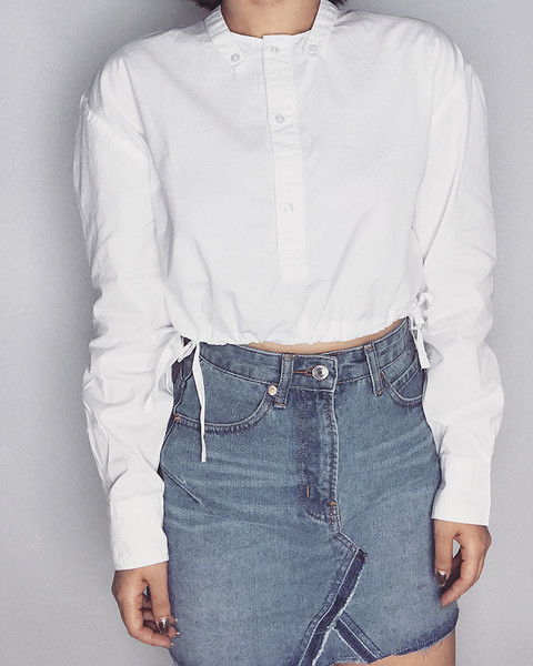 Спортно-елегантна дамска риза в два цвята