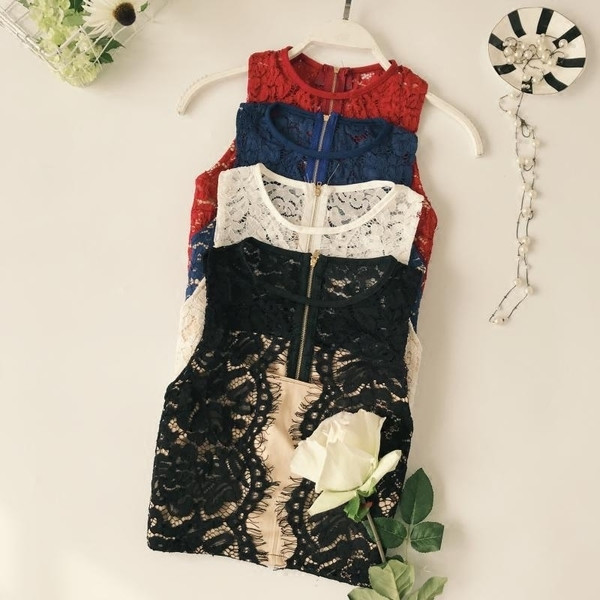 Дантелен дамски къс топ в различни цветове