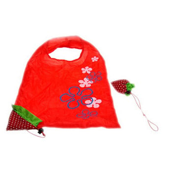 Γυναικεία  τσάντα, κατάλληλη για ψώνια καθώς και για παραλία με τη μορφή φράουλας