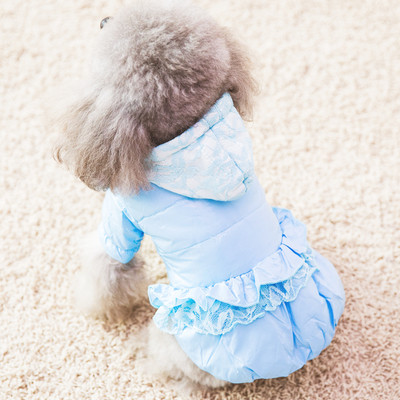 Ζεστό χειμωνιάτικο ολόσωμο μπουφάν σκύλου για το αγαπημένο κατοικίδιο ζώο - πολλά χρώματα