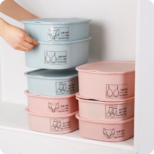 Praktikus háztartási doboz fehérnemű és zokni tárolására - többféle modell