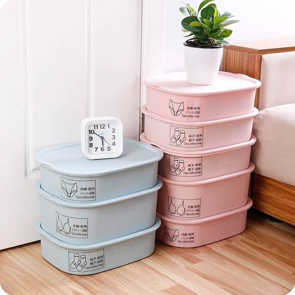 Praktikus háztartási doboz fehérnemű és zokni tárolására - többféle modell