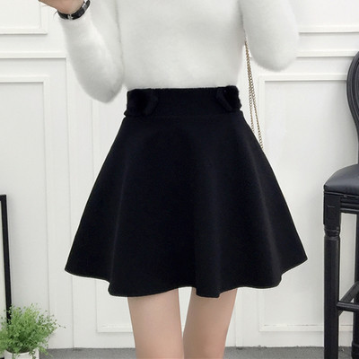 Fusta/pantaloni dama casual cu croiala in talie inalta, mai multe modele