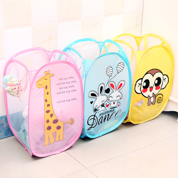 Αναδιπλούμενο καλάθι  για τα άπλυτα ρούχα με στυλ  - πολλά μοτίβα και χρώματα