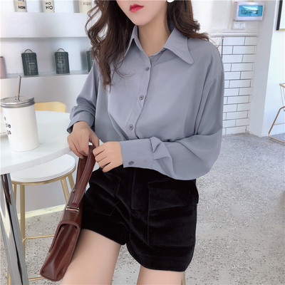 Cămașă de damă simplă și elegantă în două culori