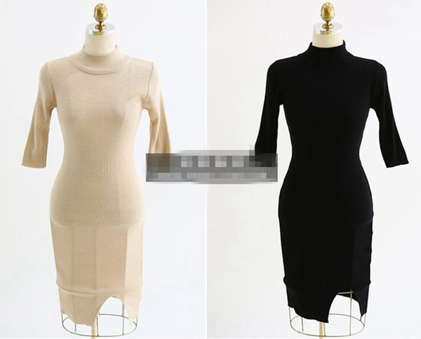 Απαλό και άνετο  γυναικείο φόρεμα με δίχρωμη σχισμή