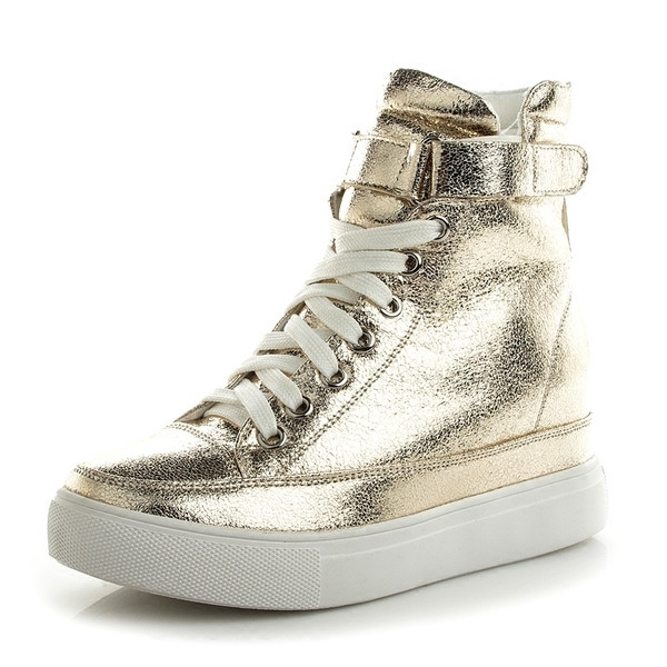 Adidași strălucitori de zi cu zi pe o platformă ascunsă în două culori