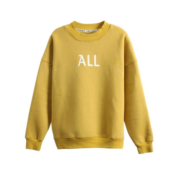 Αθλητικό γυναικείο φούτερ με επιγραφή σε διάφορα χρώματα