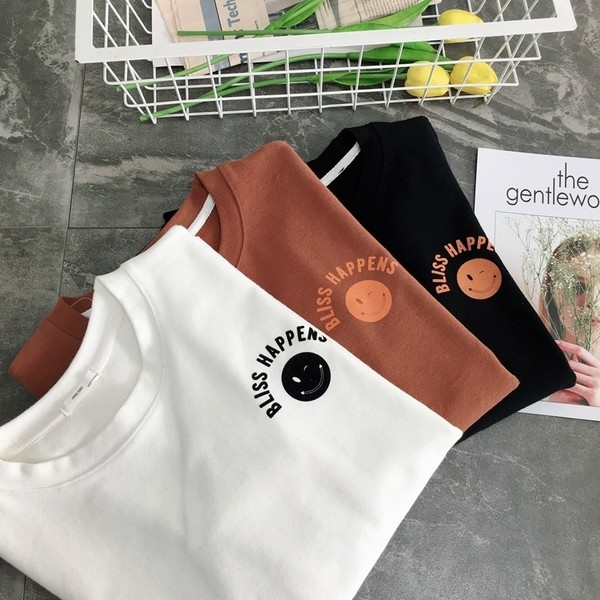 Bluza casual dama cu maneci 3/4 si imprimeu