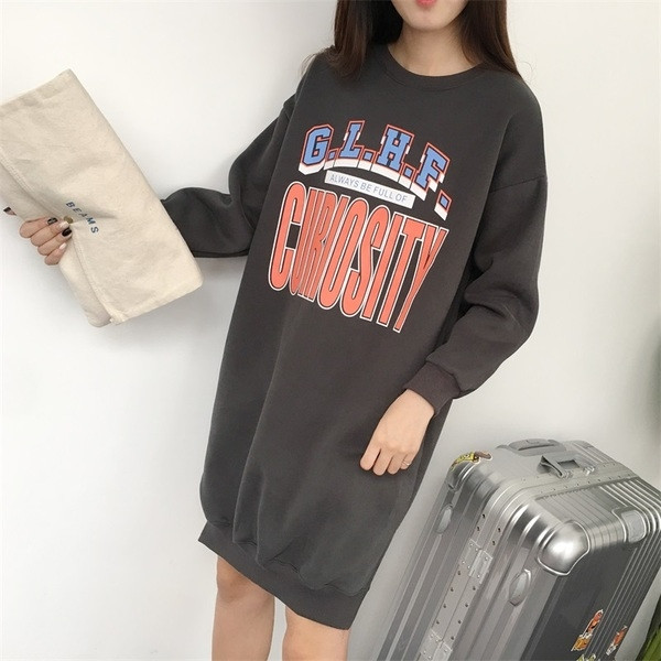 Női sport őszi-téli tunika felirattal