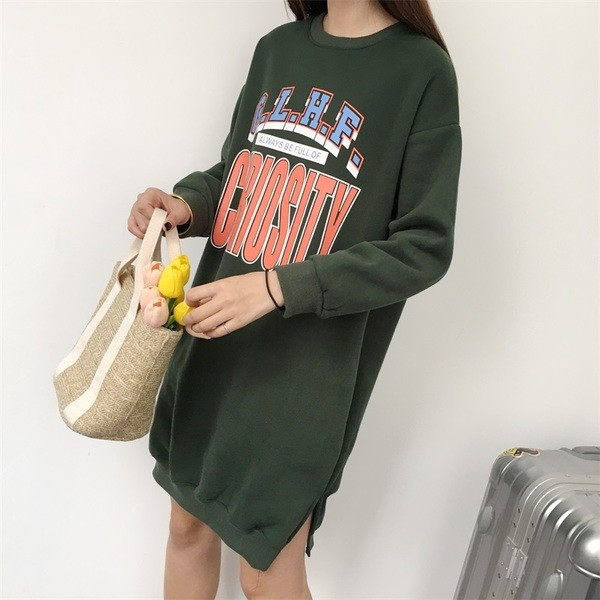 Női sport őszi-téli tunika felirattal